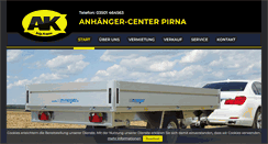 Desktop Screenshot of anhaengercenter-pirna.de